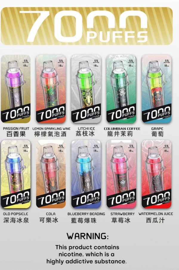 HEBAT五代拋棄式❤️‍7000口可充電🔋❤️‍喜貝神舟喜貝BOOM上市