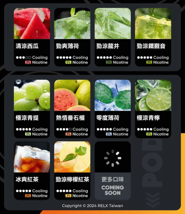 RELX悅刻六代煙彈❤️‍開山鼻祖❤️‍還原度極高